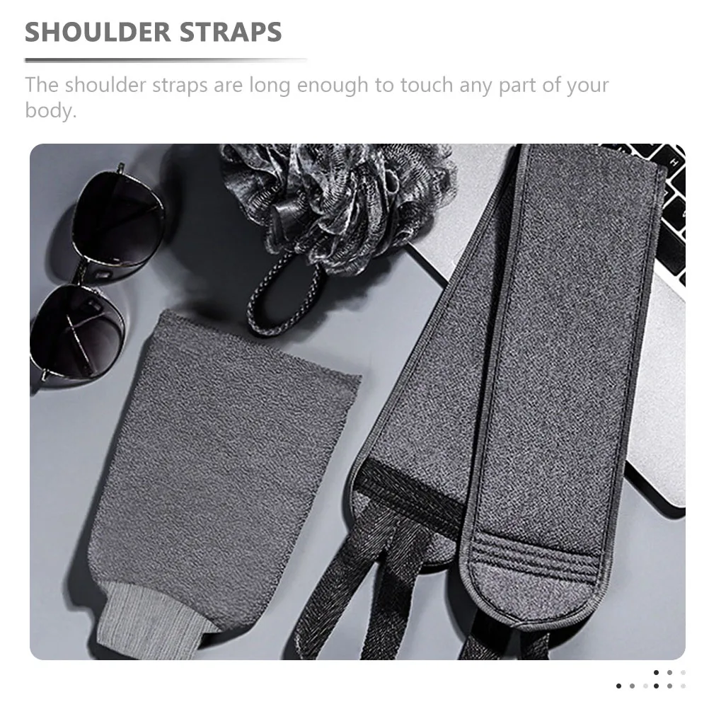 

1Set Bathing Accessories Durable Compact Design for Men Women Easy to Clean and Store Bath Balls Long Back Towels