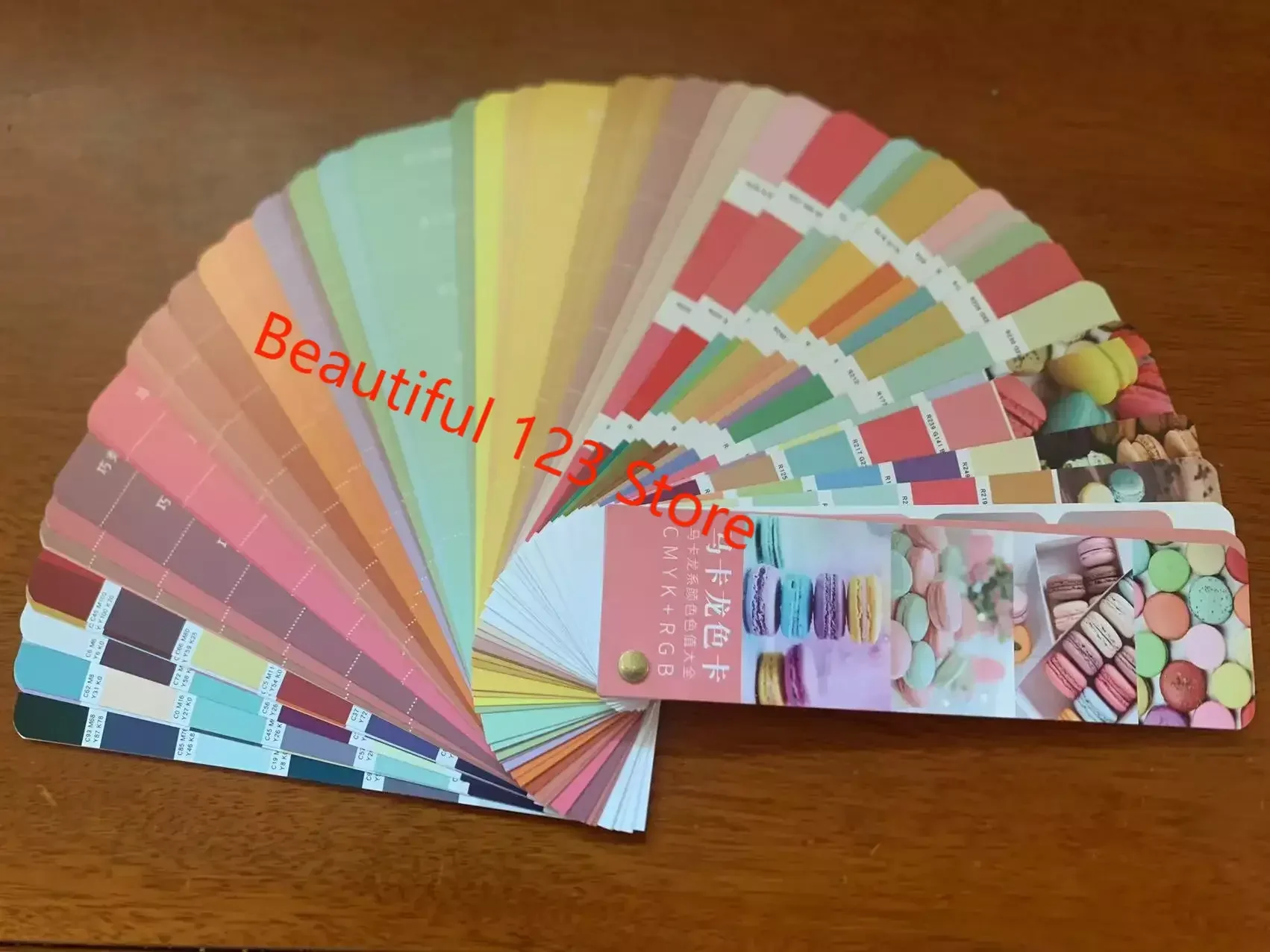 2023 Morandi Color Card CMYK Four-Color Card Model Card Advanced Gray  Matching Color Painting