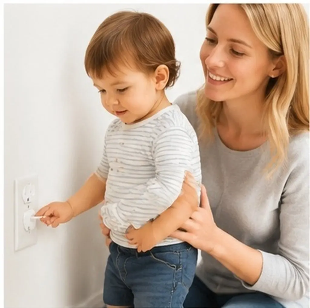 50Pcs Child Proof Electric Socket Covers Outlet Plug Protector for Home Safety Preventing Electric Injuries Socket Covers