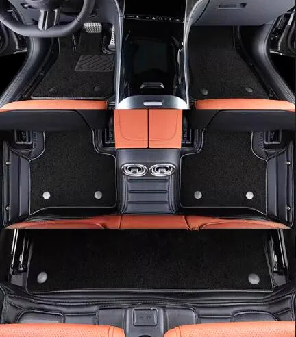 

Индивидуальные автомобильные коврики для Toyota Land Cruiser 300 2026-2022, 7 мест, водонепроницаемые, двухслойные, для LC300 2025