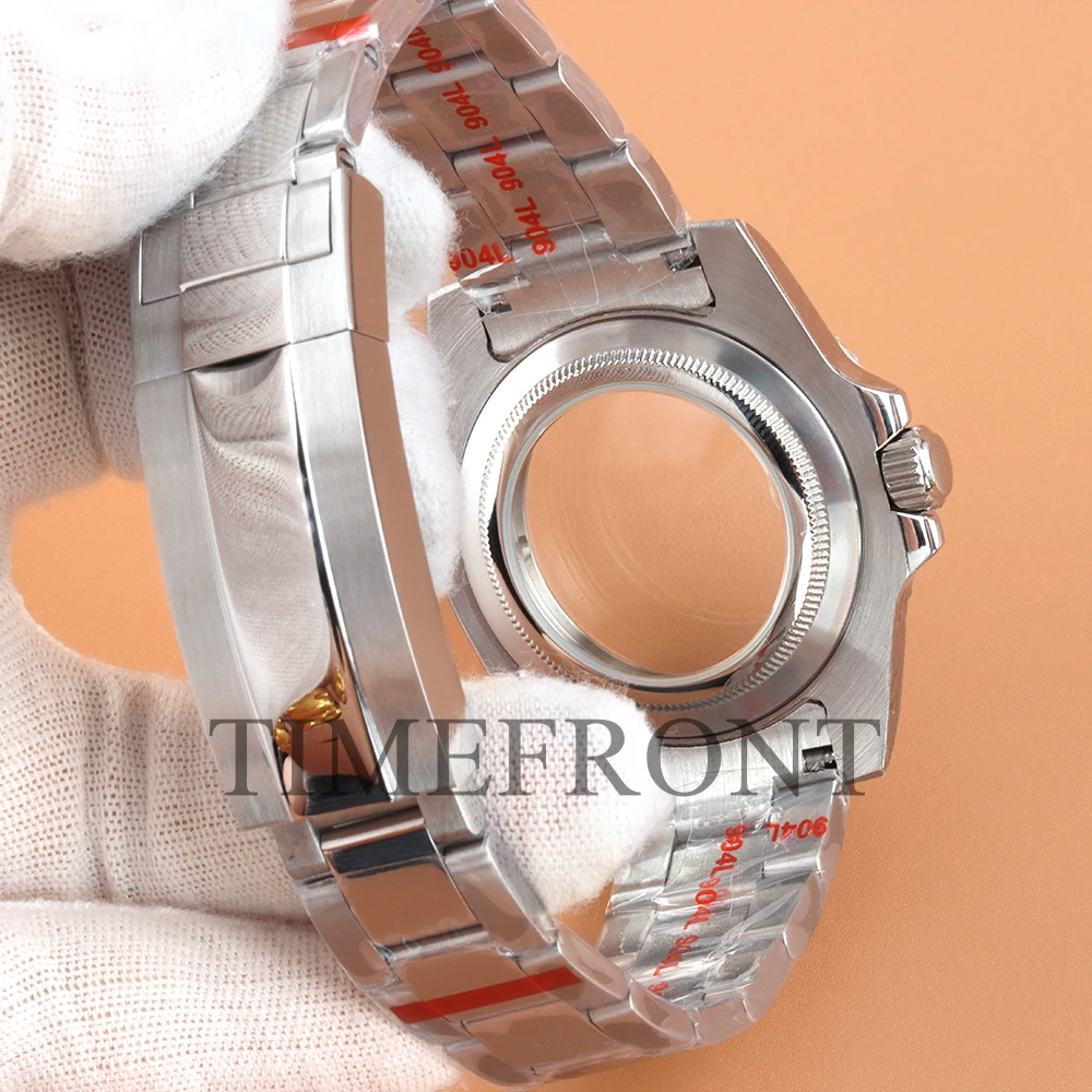 40mm NH35 Move Uni-directional Bezel Watch Case Sapphire Glass Water Resistant Fit Sub NH34 NH35 NH36 NH38 Movement 28.5mm Dial