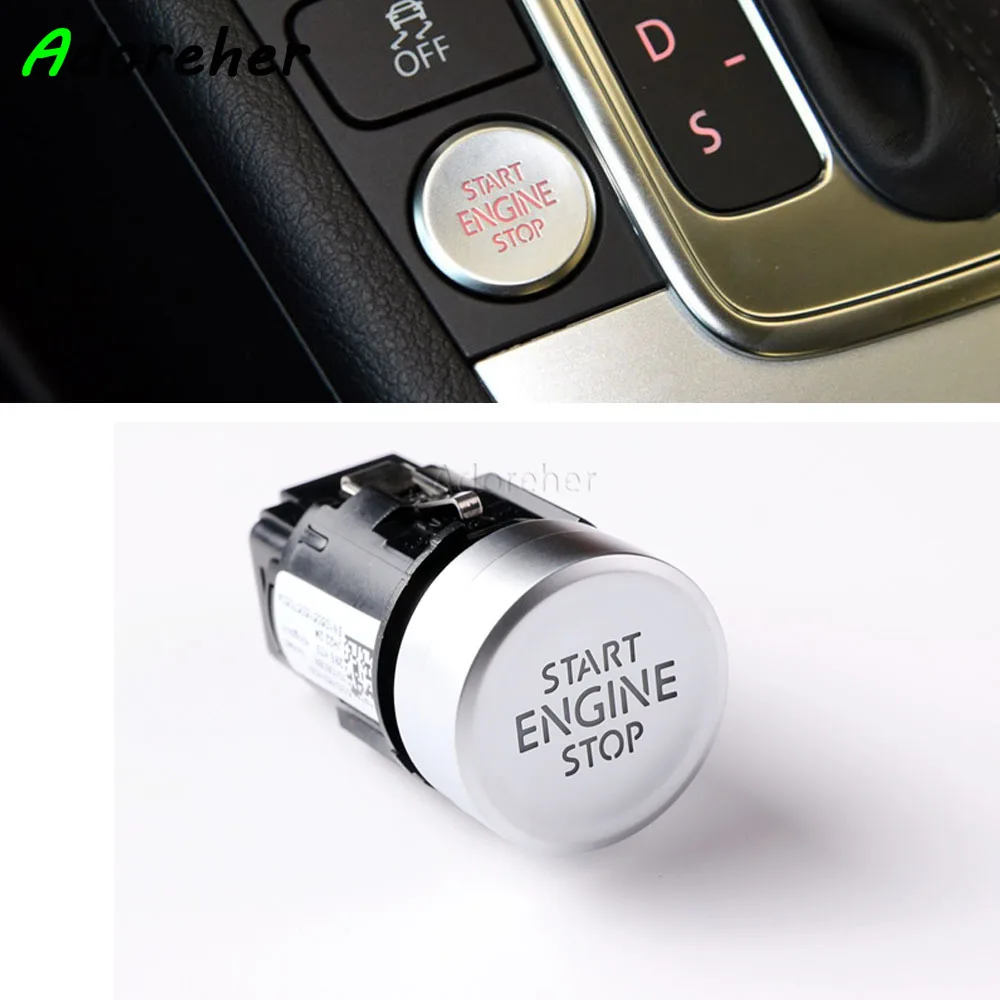 For VW Golf 7 MK7 VII Car Keyless ONE-CLICK Start Stop Button Engine Ignition Switch Replacement