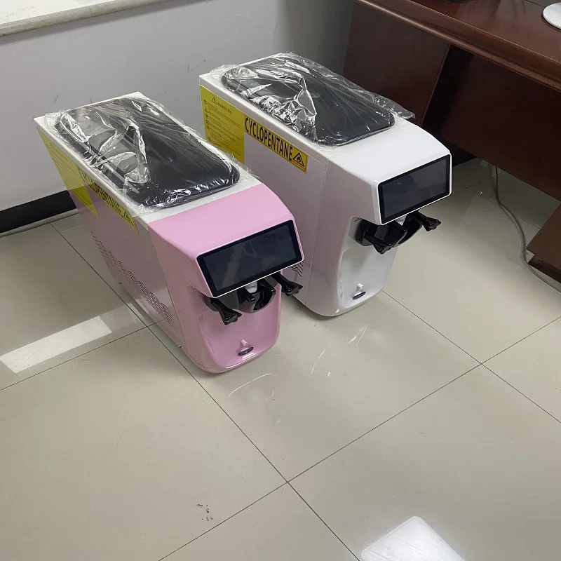 10-12L/H ice cream machine Commercial stainless steel full-automatic small Chicken rolls ice cream machine