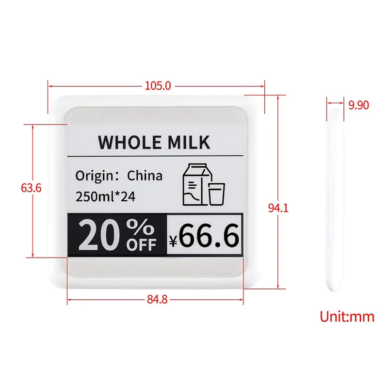 

Эффективный 4,2-дюймовый беспроводной модуль E Paper E-Ink с питанием от NFC