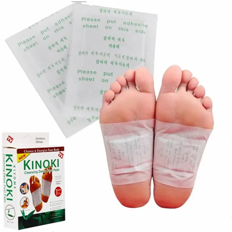 Kinoki Natural Herbal Cleansing Toxins Detox Foot Patches Weight Loss Patches For Stress Relief Deep Sleep Feet Pads Slimming