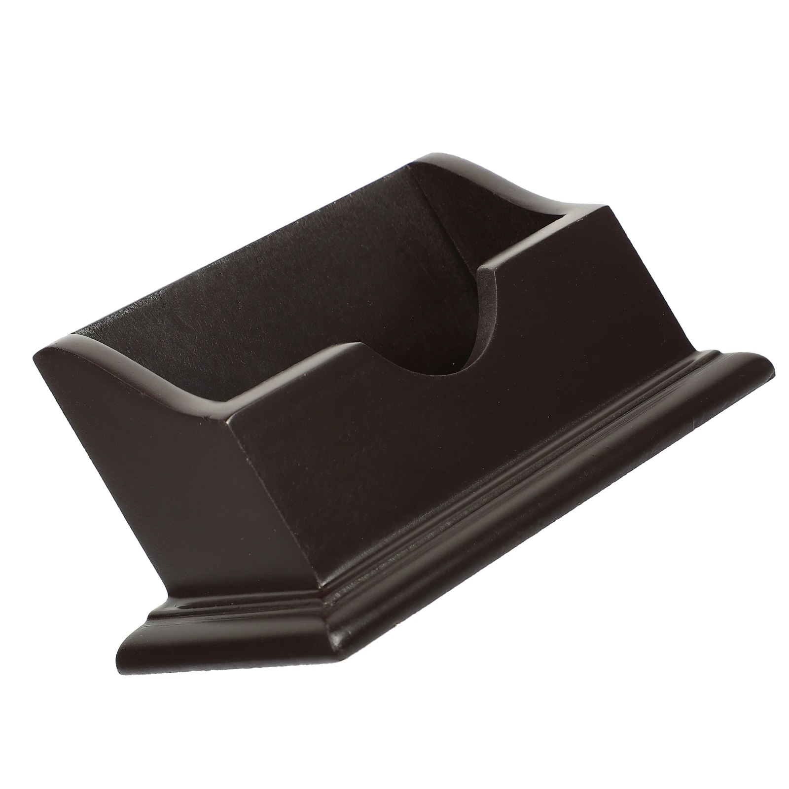 

Red Sandalwood Card Holder Large Capacity Business Cards Holder Desk Organizer Premium Wood High Hardness Office Supply
