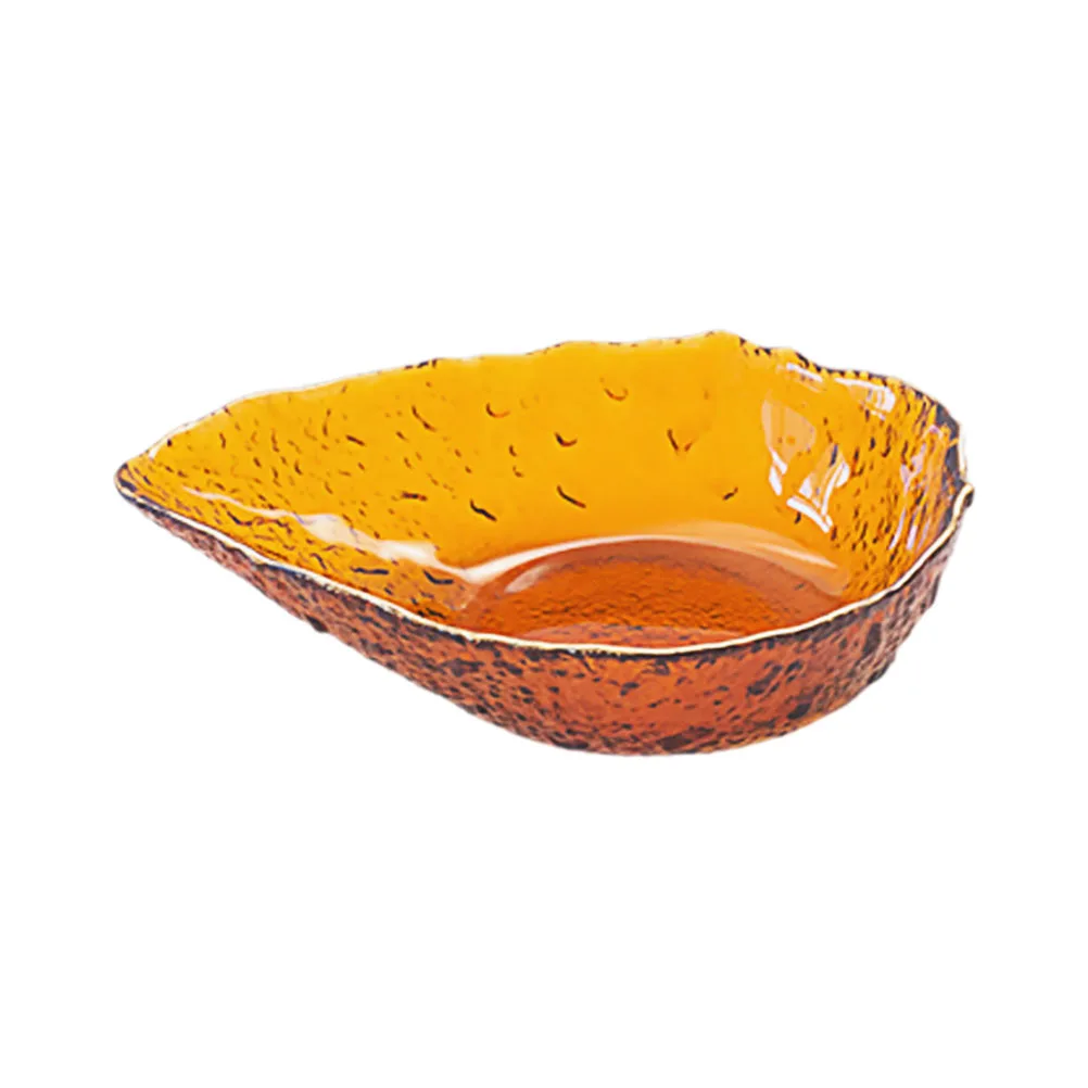 

Water Drop Glass Plate Salad Dinnerware Bowls Gold Serving with Lids Golden Rim Window