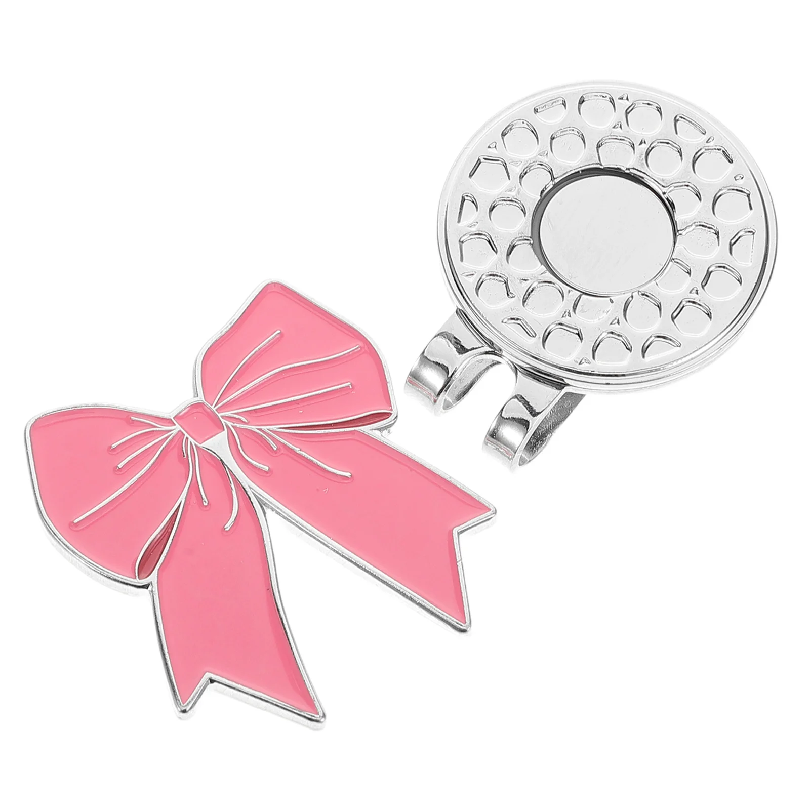 

Golf Hat Clip Bow Ball Marker Holder Caps Lightweight Grip Golf Accessories for Gloves Visor Belt Bag Hat Marker Holder Clips