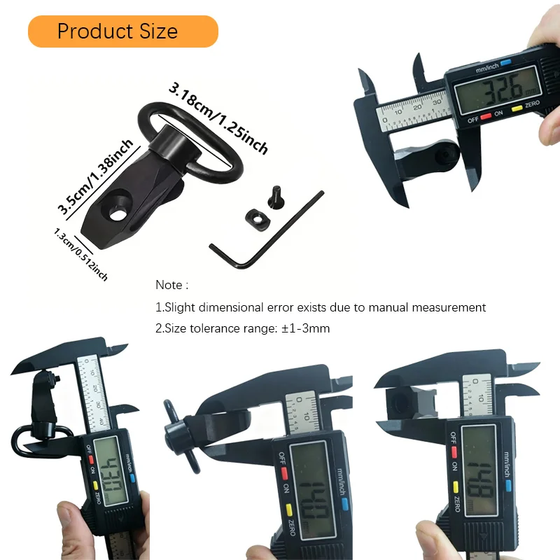 Light Traditional Sling Attachments Mounts,Tactical Sling Attachments,compatible M-rail&KeyRail, For Hunting Toy Gun Accessories view 4