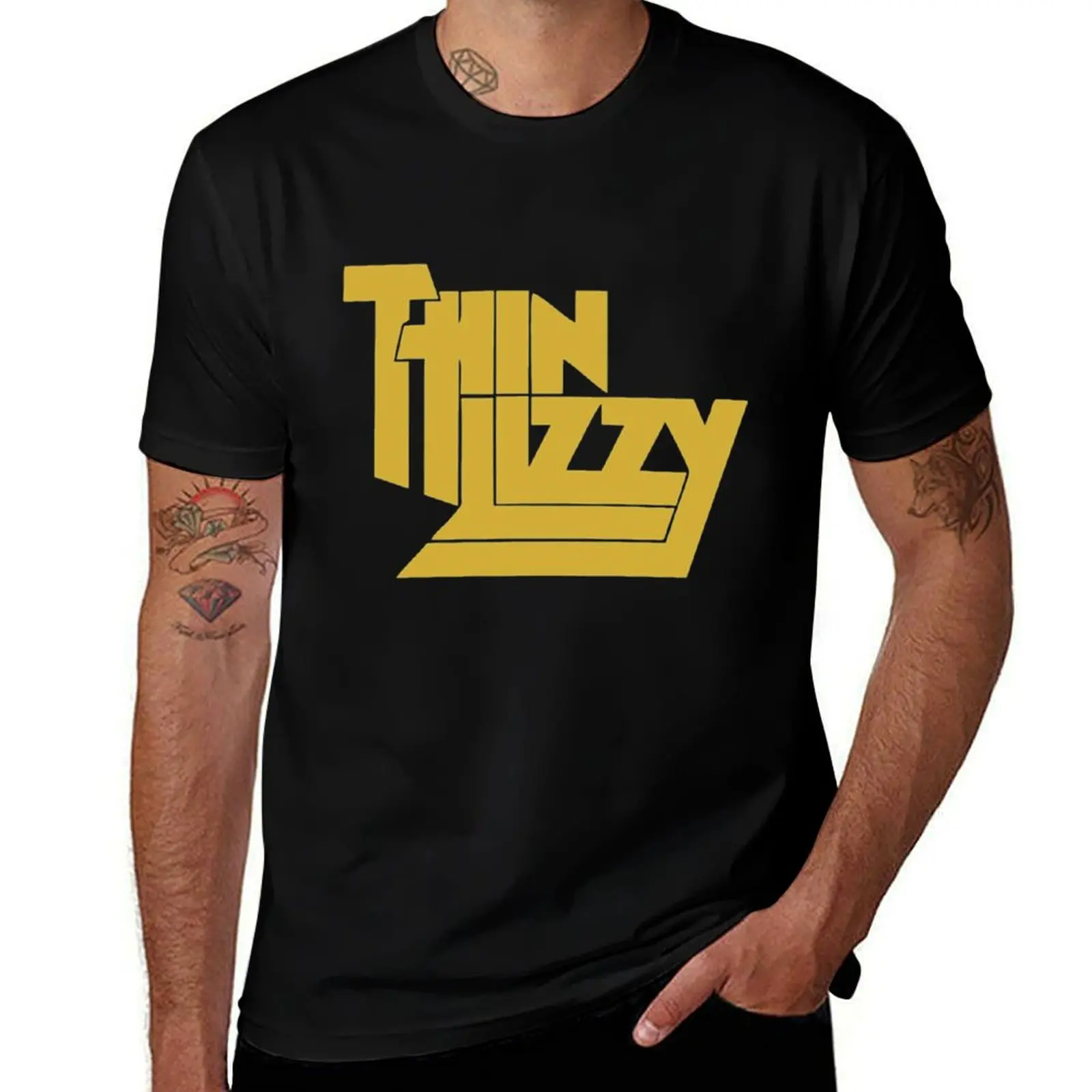 

Thin Lizzy T-Shirt man t shirt luxury t shirts for man pack white