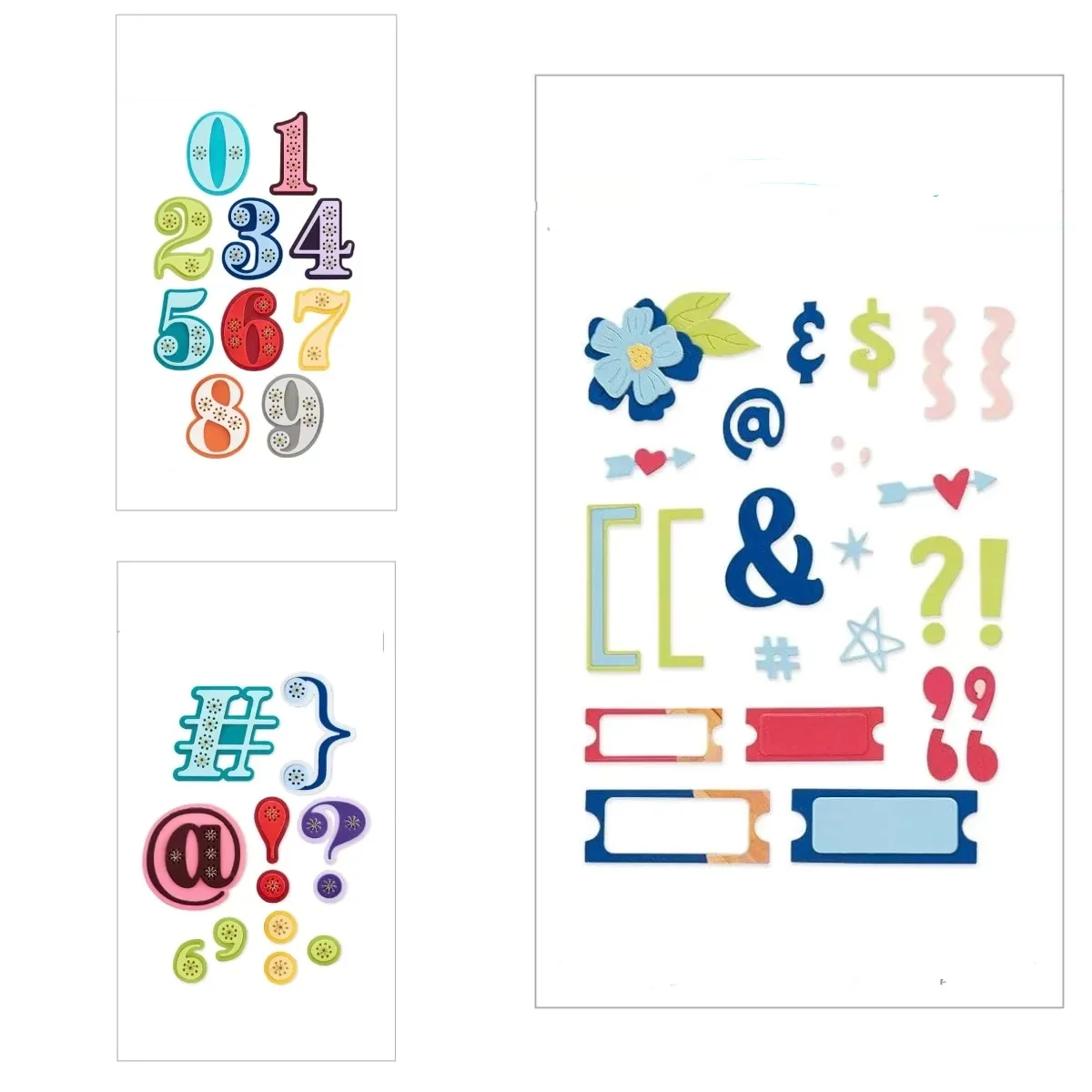 

Number Punctuation Die Cutting for DIY Scrapbook Craft Decoration Embossing Template Supplies Greeting Card Handmade 2025 New