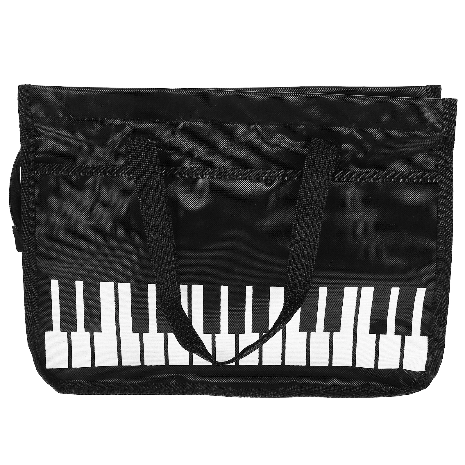 

Music Sheet Storage Pouch A4 Black Storage Pouch Splashproof Lightweight Musician Accessory Keyboard Parts