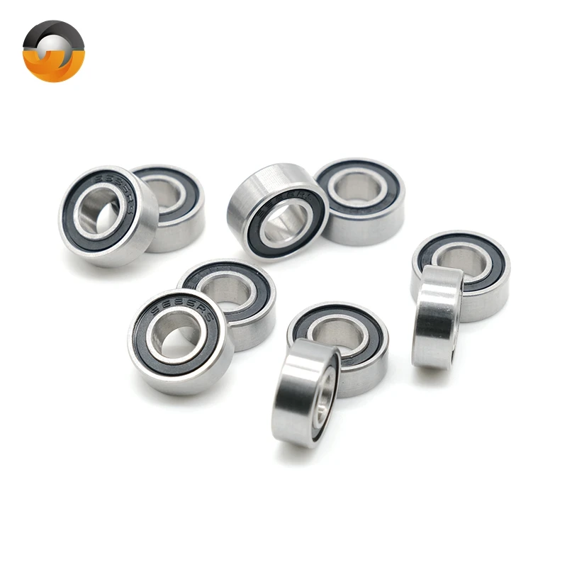 

10pcs S686 2RS Bearing 6x13x5 mm ABEC-7 Stainless Steel Bearing 686 S686C SMR686 RS Fishing Reels Bearings