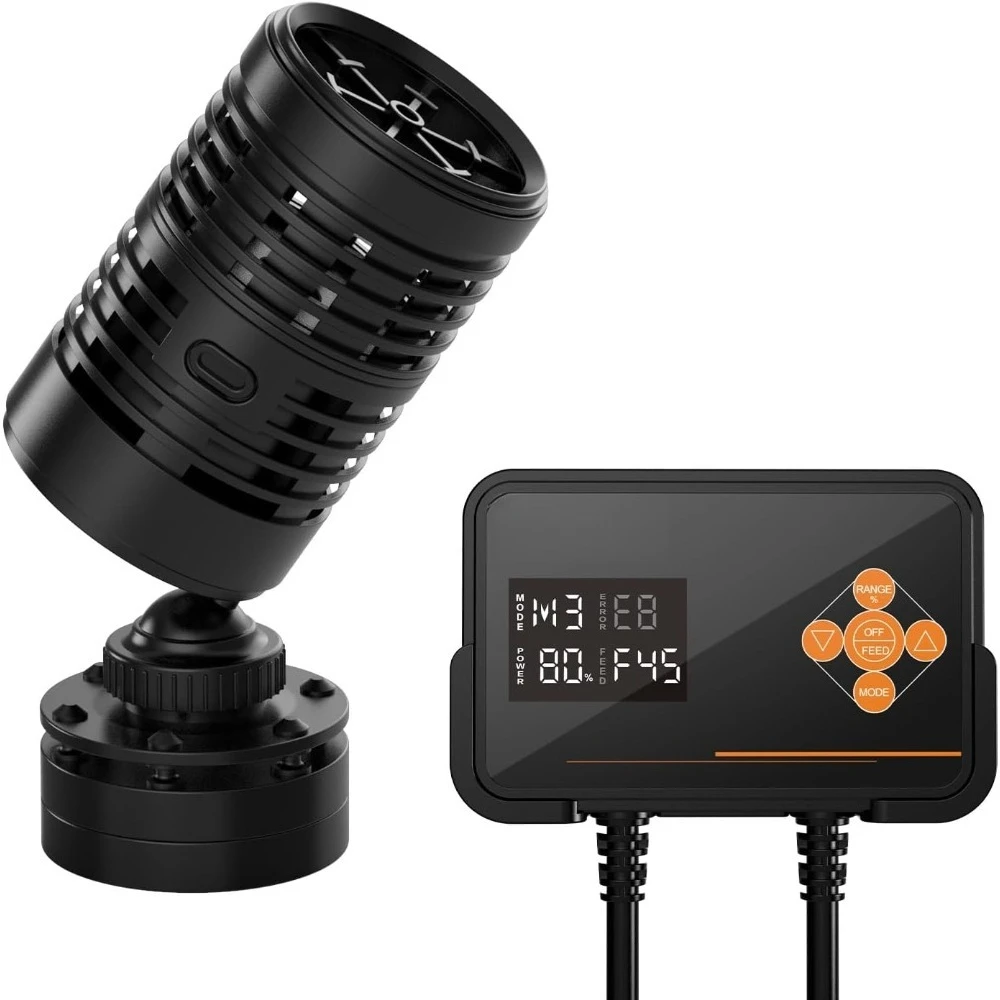 

Ультра тихий погружной аквариумный волновой насос со светодиодным контроллером, магнитное основание для пресноводных и соленых рыб