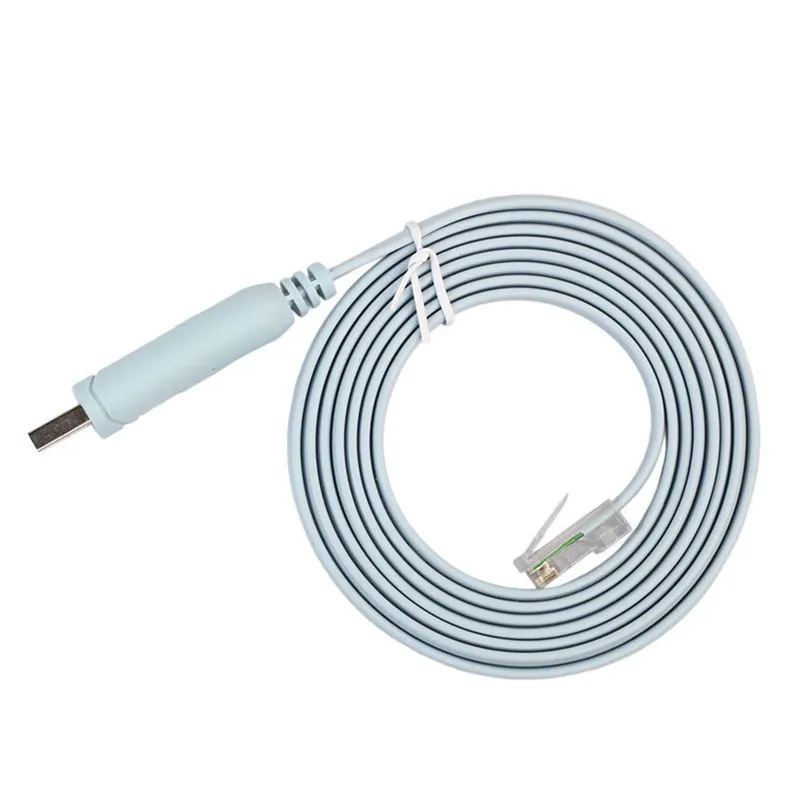 1pc 1.8M USB To RJ45 For USB Console Cable Debug Line A7H5 For Hardware Router Rollover Console Accessories