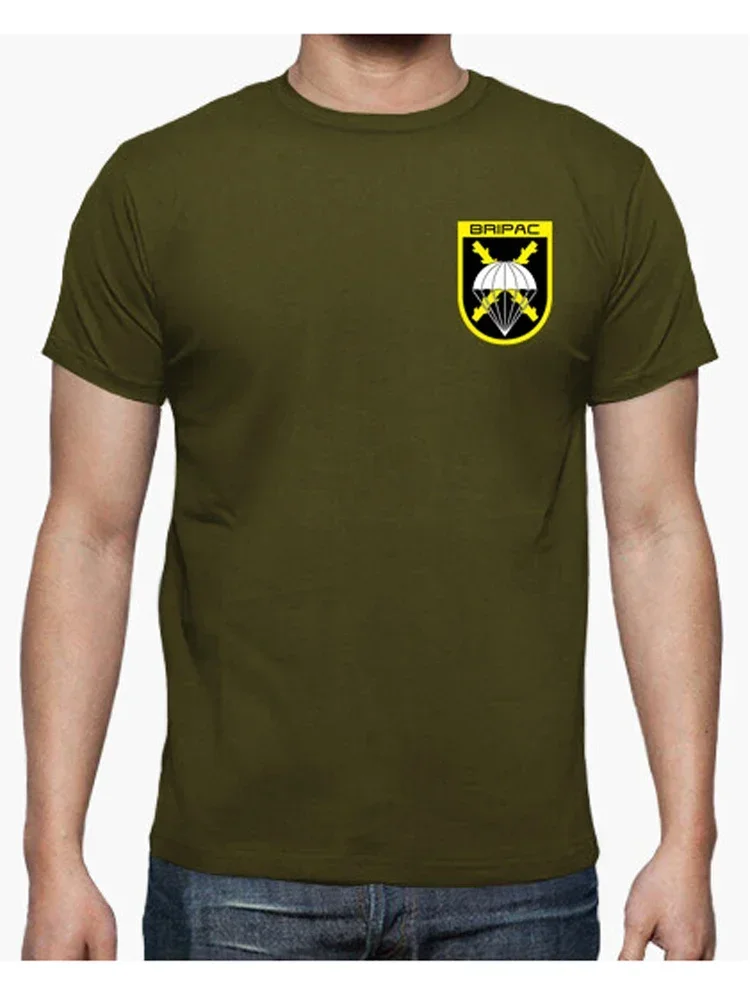 

Spanish Bripac Force Paratrooper Brigade Badge T-Shirt. Summer Cotton Short Sleeve O-Neck Mens T Shirt New S-3XL
