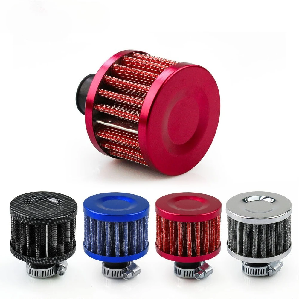 12mm Small Mushroom Head Air Filter Universal Car Modified Air Cleaner Intake Filter Auto Turbo Ventilation Accessories