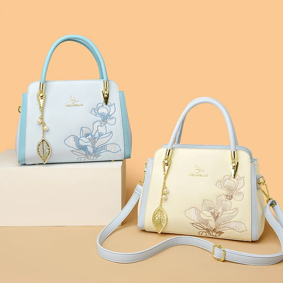2024 Nowe luksusowe torby na ramię Duża pojemność Torebki na ramię dla kobiet Moda Chiński styl Haftowane torby na ramię Sac A Main