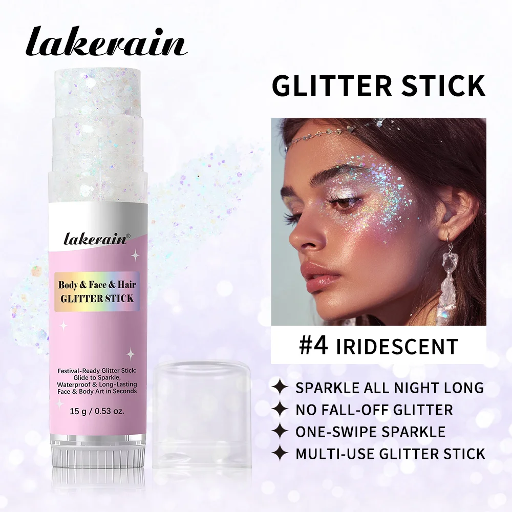 Picture 5: Body Glitter Sequin Stick Rich Sparkling Glitter Long-Lasting Dazzling Gel Texture Waterproof Smudge-Proof Party Stage Makeup