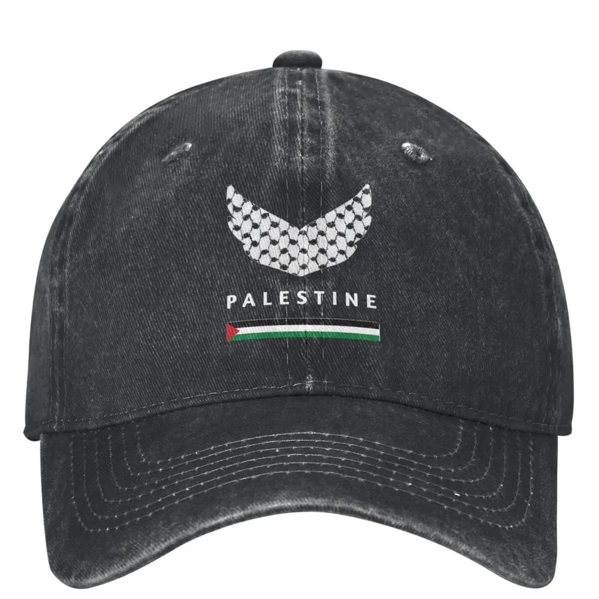 

Palestine Baseball Cap Palestinian flag and keffiyeh Street Style Unisex Trucker Hat Sunscreen Hiking Fishing Baseball Caps