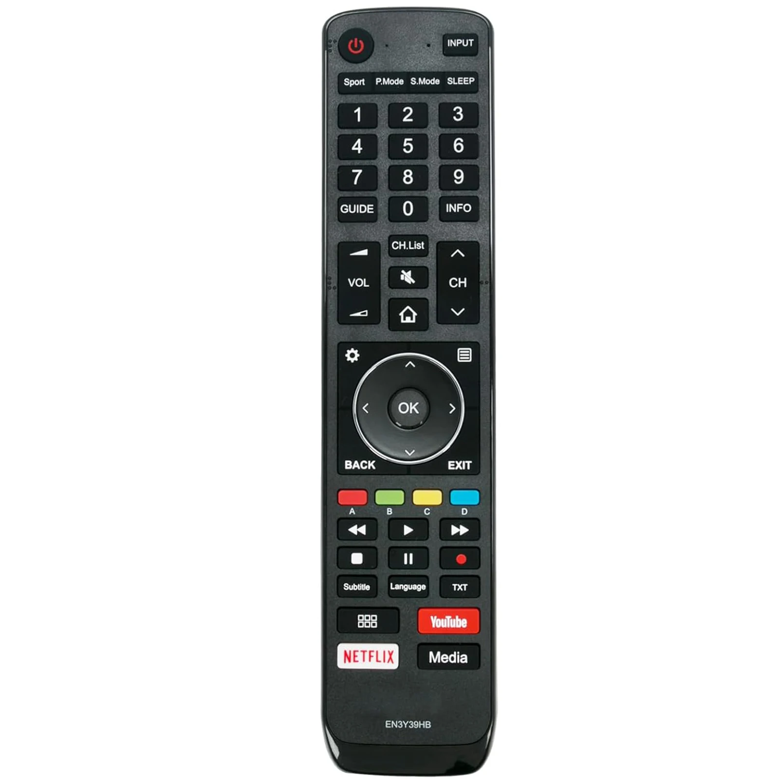

Новый сменный инфракрасный пульт дистанционного управления EN2BW27H EN2BQ27V, костюм для Hisense Smart TV 40A5700FA 43A5700FA EN2BQ27V