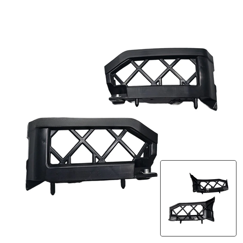 

Front Pair Bumper Bracket for Nissan For Frontier 2005 to 2021 and For Pathfinder 2005 to 2012 ABS Black OEM Match Part