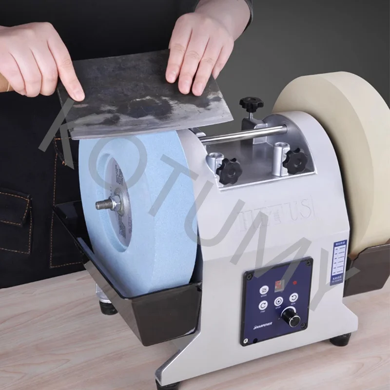 10 Inch Low Speed Water Cooled Knife Sharpener,sharp-edged Electric Grinder, Scissors, Knife Grinder,Butcher's Kitchen Knife