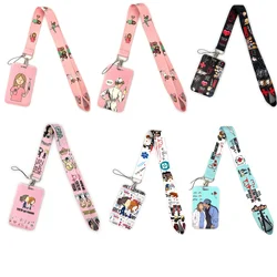 Medical Credential Holder Grey Anatomy Lanyards for Key Neck Strap For Card Badge Gym Keychain Keyring Nurse Doctor Accessories