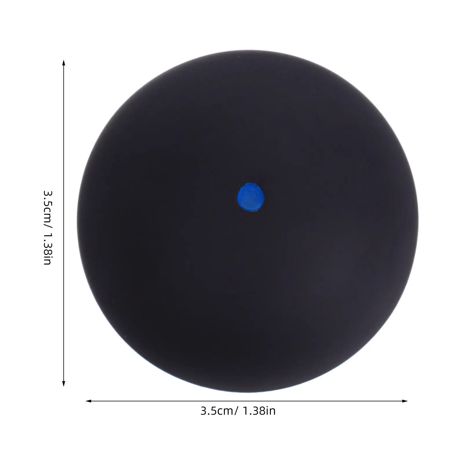 Universal Blue Single Dot Compact Bounce Ball Training Ball Adjustable Elasticity for Indoor Outdoor Bounce Balls Beginner