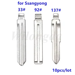 10 sztuk/partia 33 #137 #92 # metalowe ostrze z klapką do Ssangyong dla shuanglong