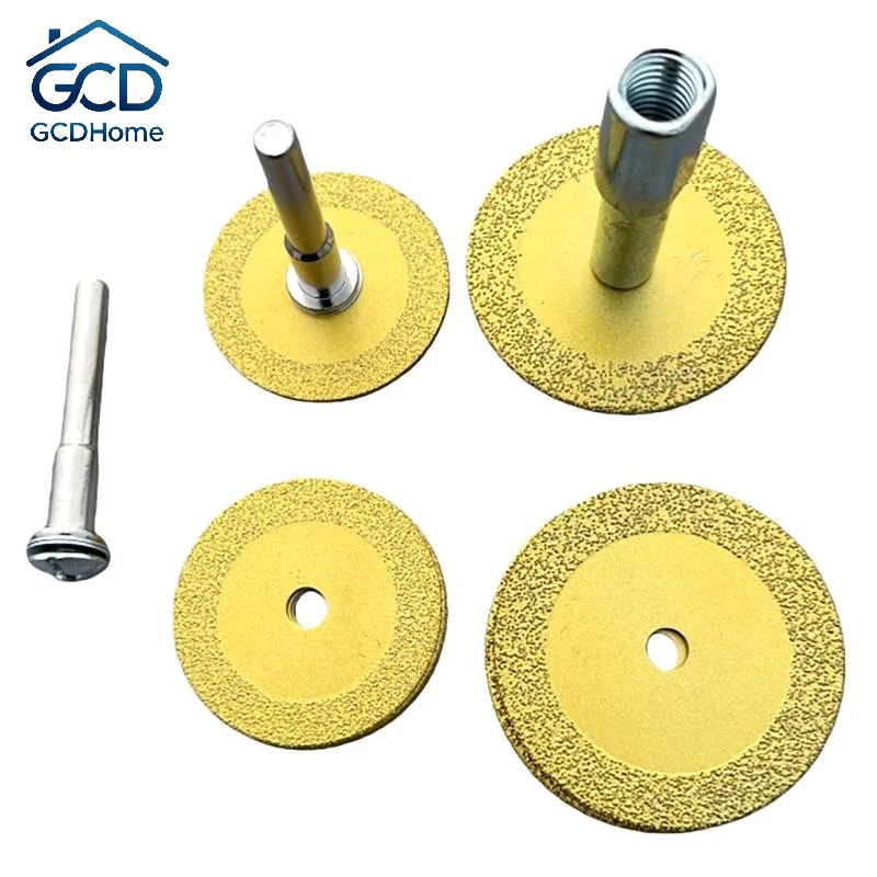 40mm Braze Diamond Saw Blade M10 Angle Grinder Electric Hand Drill Connecting Rod Adapter Ceramic Stone Carving Cutting Tools