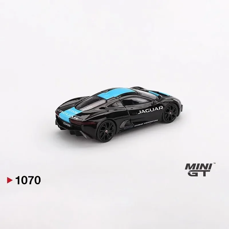MINIGT 1:64 Porsche 911 Dakar Tio Rally Jaguar C-X75 Preto