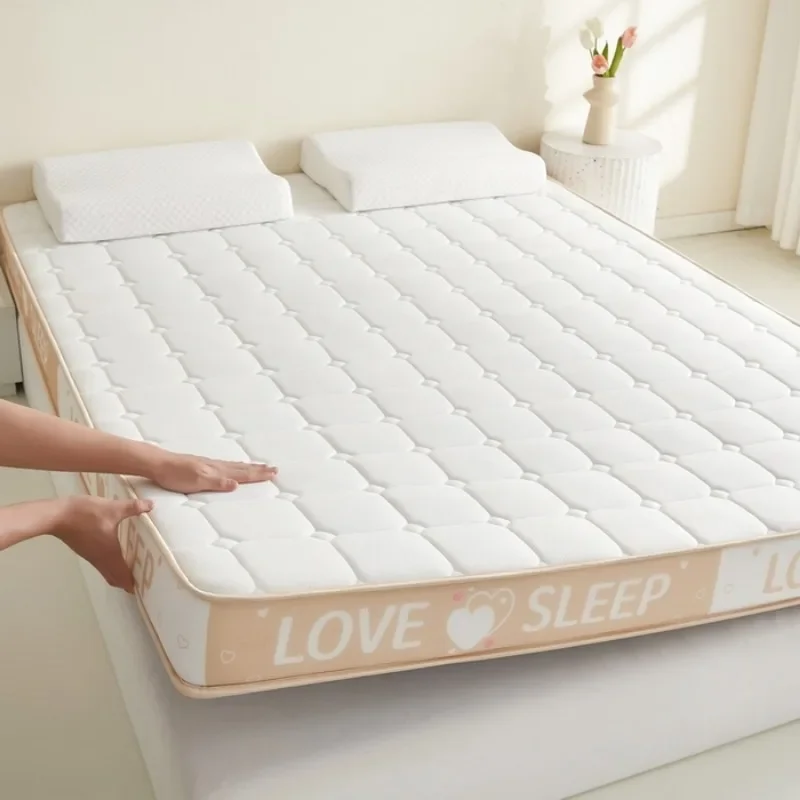 Latex Sponge Mattress 6/9cm Tatami Mat High Grade Thicken Memory Foam Mattress Twin King Queen Size Soft Warm Bed Cover Cushion