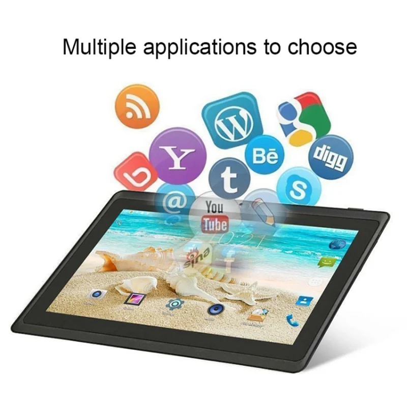 7-inch Phablet 2GB DDR Memory 32GB EMMC Quad-Core Processor Dual Wi-Fi Cameras Android Smartphone