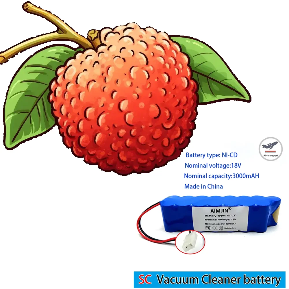 18V Ni-CD Battery Pack Roza Cinnie- for-Rowenta 3000mAh Vacuum Cleaner RH8771 Tefal Cyclone Extreme Vacuum Cleaner Battery P102