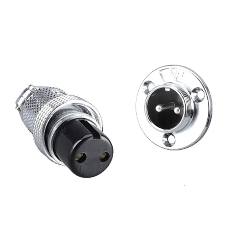 5Sets DF20 GX20-3/4/5/6/7/8/910/11/12Pin Aviation Automobile Waterproof Male Female Fixed Flange Installation 3-hole Connector