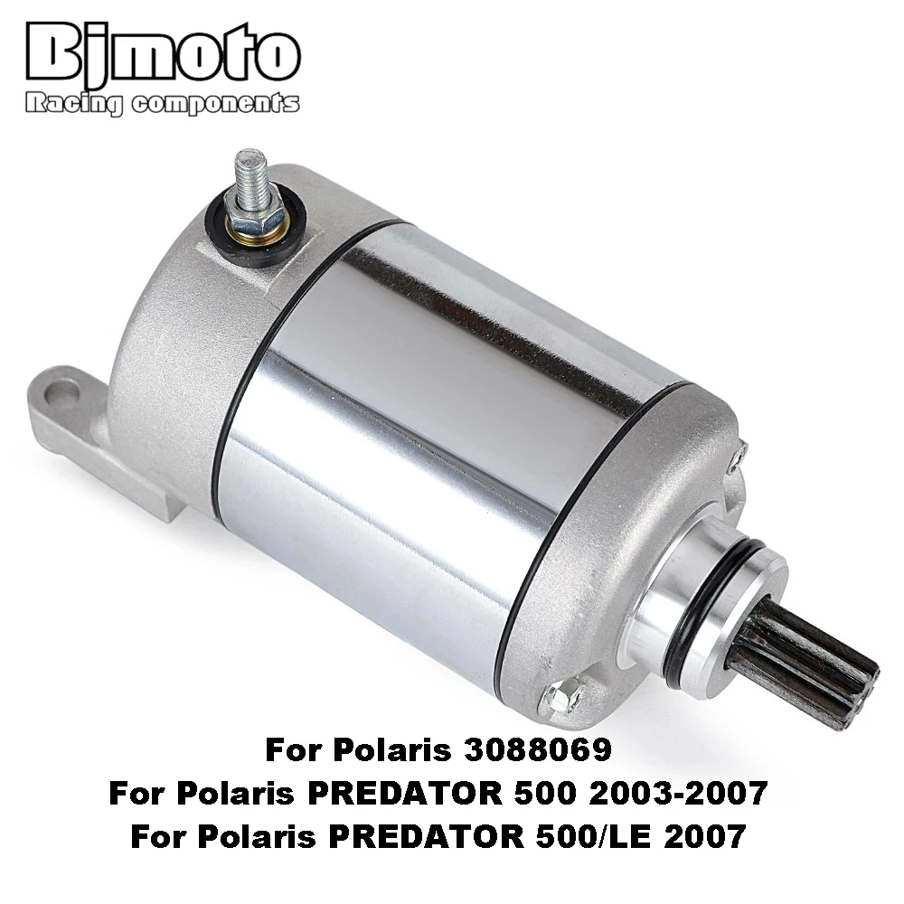 

3088069 Starter Motor For Polaris PREDATOR 500 500/LE 2003-2007 for Yamaha XVS950A V-Star 2009-2016 XVS1300CU XVS1300 Custom