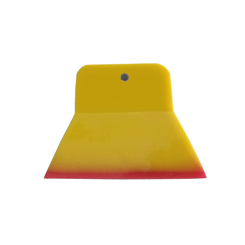 

4 Inch TPU Rubber Squeegee Magnetic Spatula For Carbon Fiber Wrap Vinyl PPF Installation Car Film Cover Decals Paint Scraper