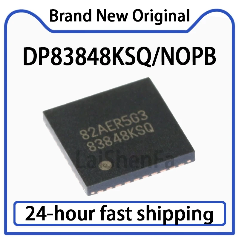 5PCS DP83848KSQ/NOPB Package QFN-40 10/100Mb/s Ethernet Transceiver IC Chip Original in Stock