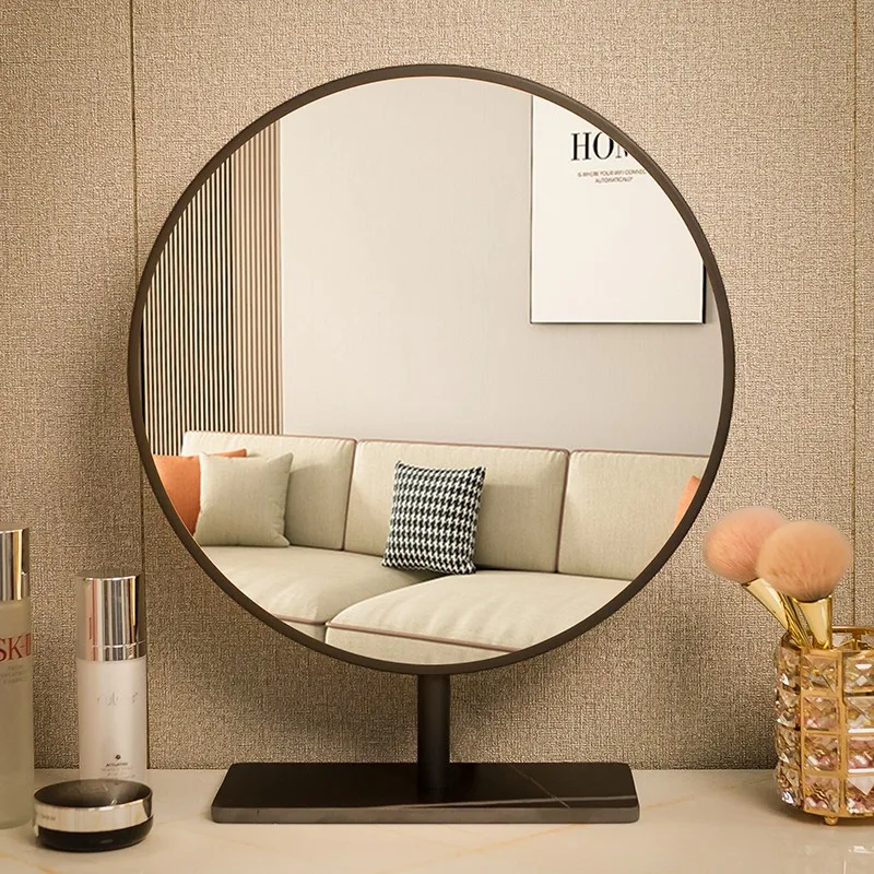 

Modern minimalist rotatable makeup mirror desktop bedroom beauty Decorative Mirrors Room decoration wall mirrors Mirror Decor