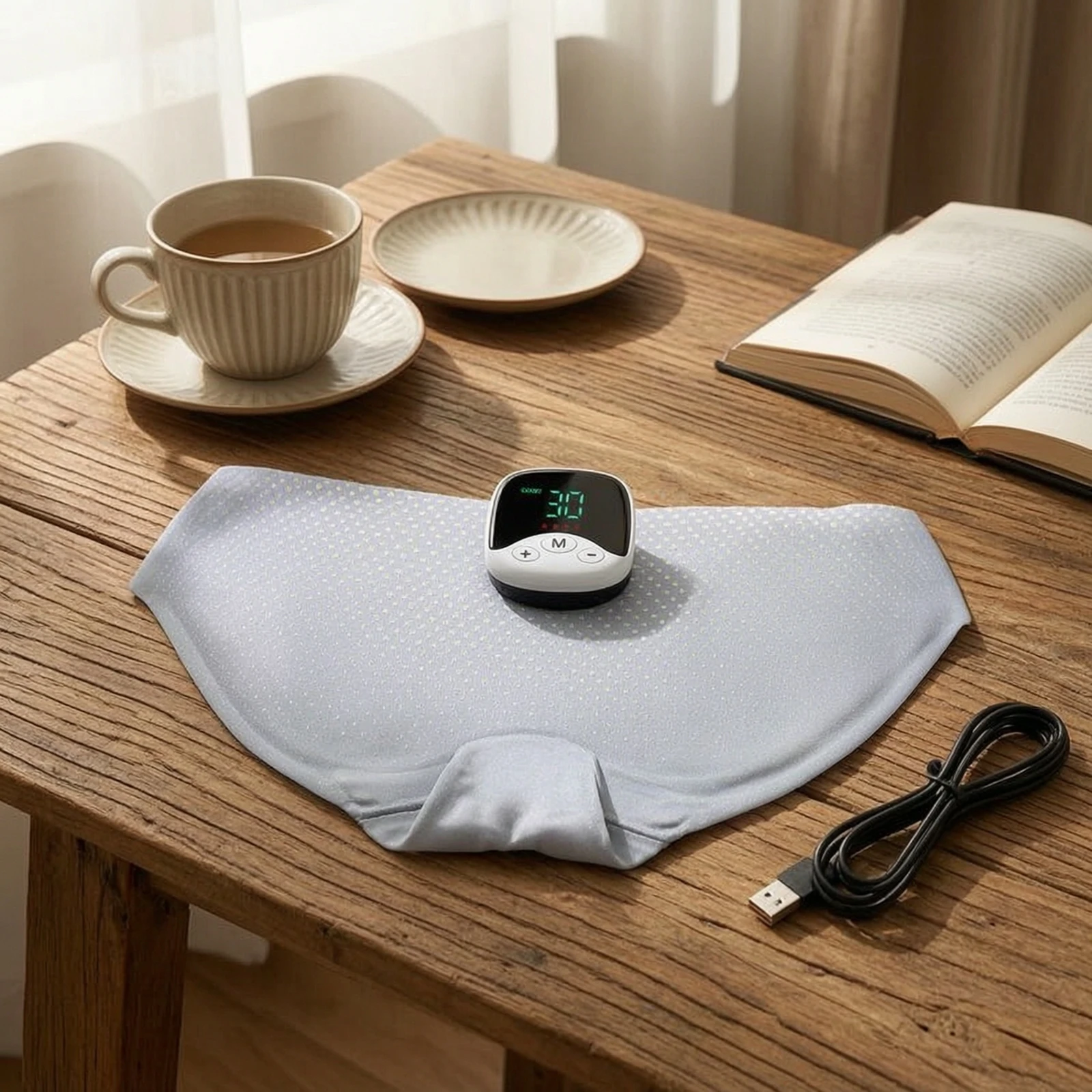EMS Hip Massager Electronic Butt Massage Pad Buttocks Training Pad Lightweight Device Electric for Home, Exercise view 3