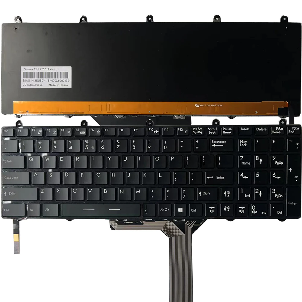 

New RGB Backlit US Keyboard For MSI GP60 GP70 CR70 CR61 CX70 GE70 GE60 GT60 GT70 GX60 GX70 0NC 0ND 0NE 2OC MS-1762 Full Color