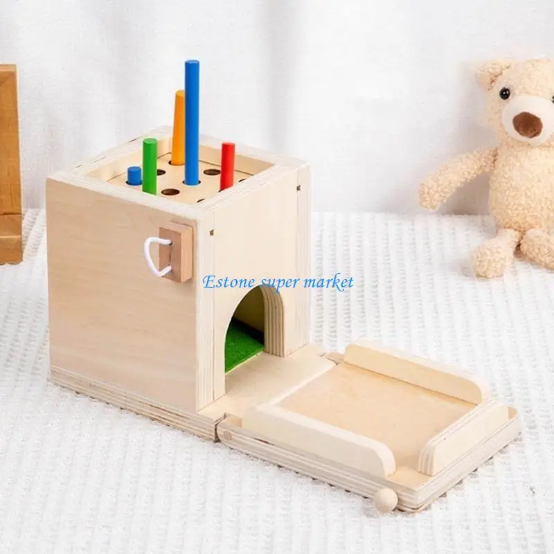 090B Pull Radish Toy Educational Toy Colorful Box Toy Toddler PlayKit Coin Box