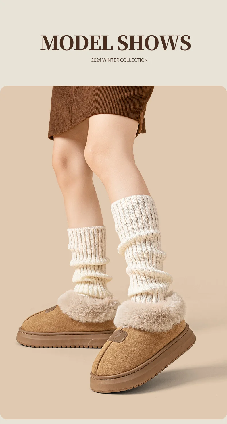 Mit Fleece gefütterte Winterhausschuhe für Männer und Frauen mit Knöchelabdeckung, dicke Sohle, leicht, Eva, für drinnen und draußen, warme Heimschuhe, mehrere C – Detail 8