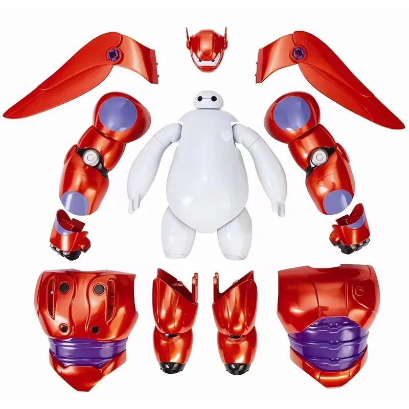 In Stock 16cm Cartoon Big Hero 6 Baymax Fat Man Anime Figure Toys Baymax Model Doll Pvc Action Figure  Model Birthday Gifts