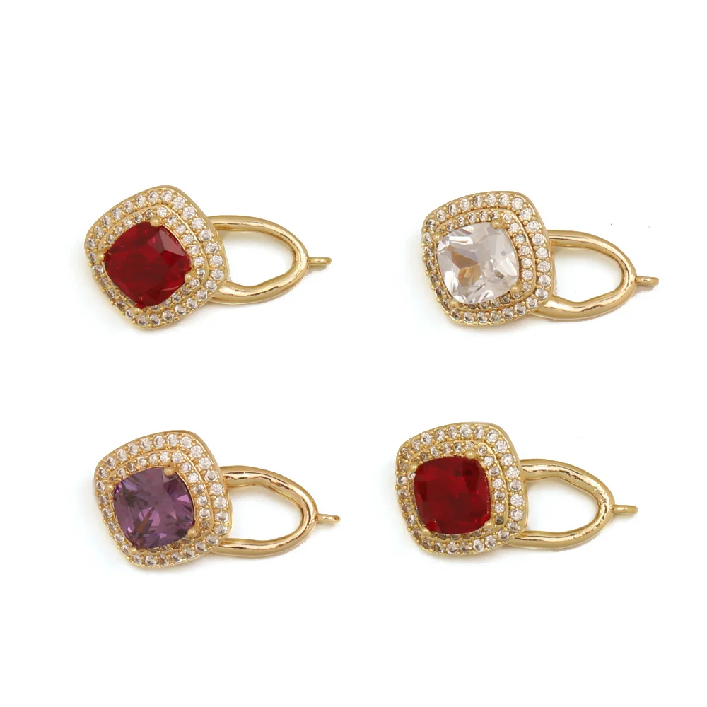 

Cordial Design 20Pcs 15*25MM Jewelry Accessories/Copper/Hand Made/Genuine Gold Plating/Square Shape/DIY Bracelets Hooks #102659