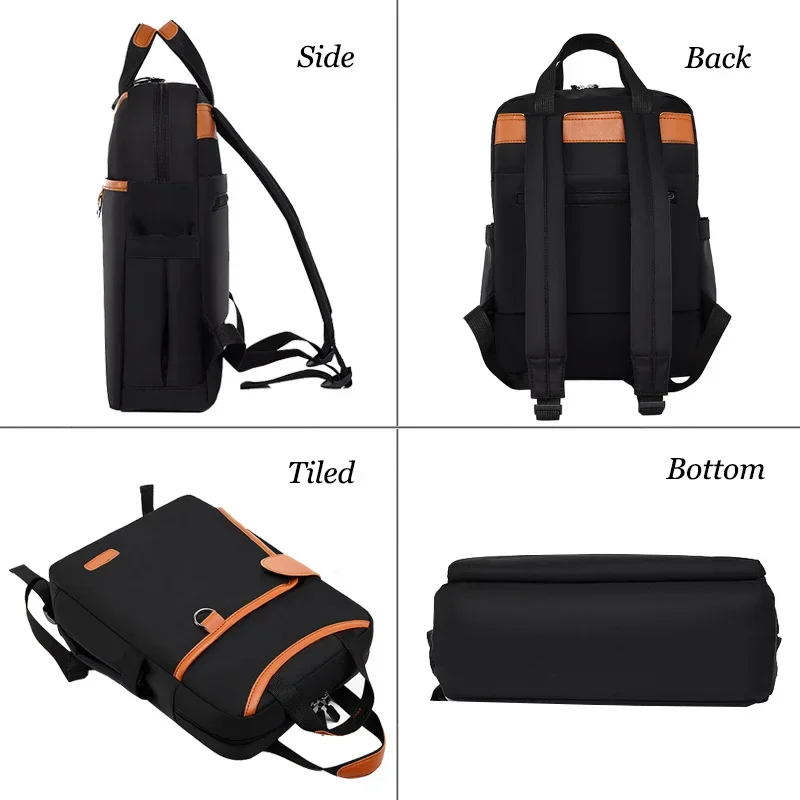 Waterproof Laptop Backpack for Women School Backpack Ladies SchoolBag Multifunction Female Business Backpack Teenage Student Bag