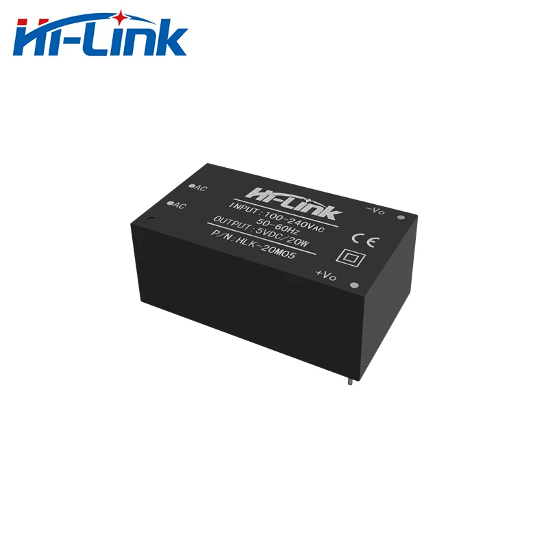 Free Ship 68pcs/lot Manufacturer of HLK-20M05 Hi Link 220V to 5V 4000mA Power adapter