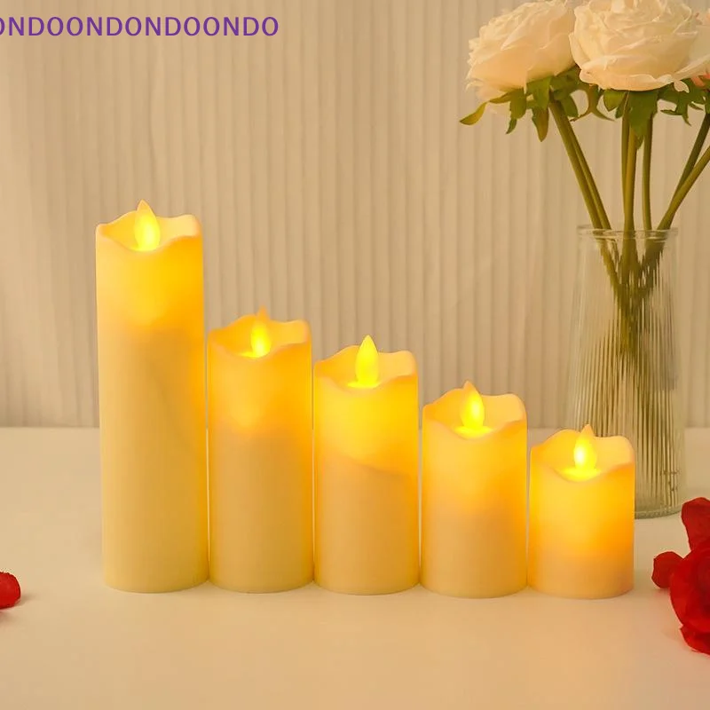 Flameless LED Candles Realistic Flickering Warm Light 1/3/6Pcs Battery Powered Durable Plastic for Birthday Party Supplies