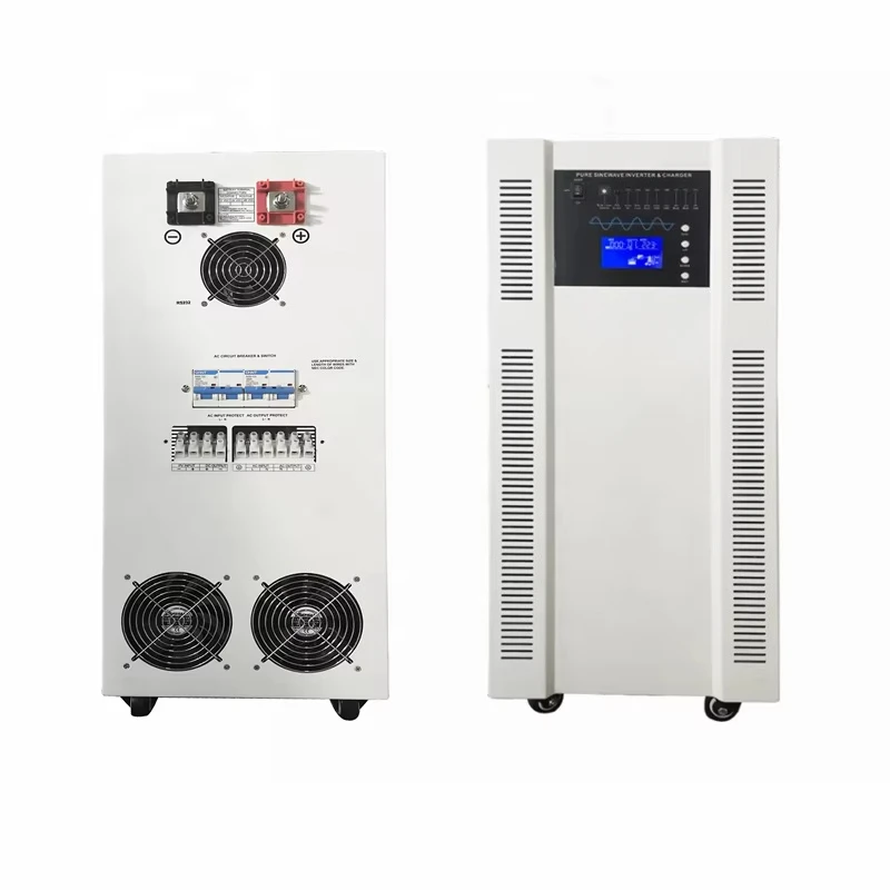 Solar inverter 1KW-12KW off-grid solar inverter witn  charger controller 12Vdc 24V 48v hybrid solar inverter vertical model